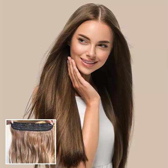 Extension clip cheveux