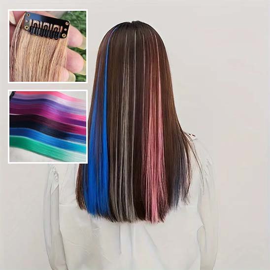 Extension clip cheveux