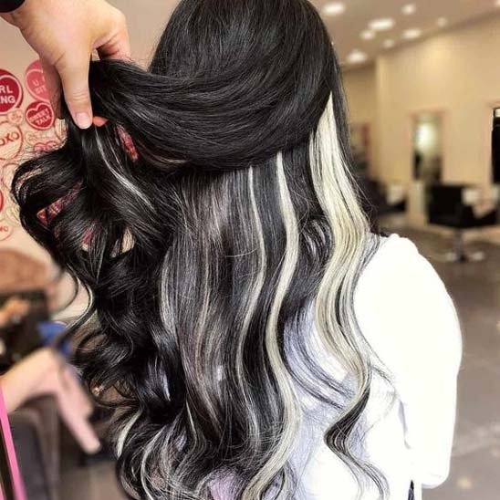 Extension clip cheveux